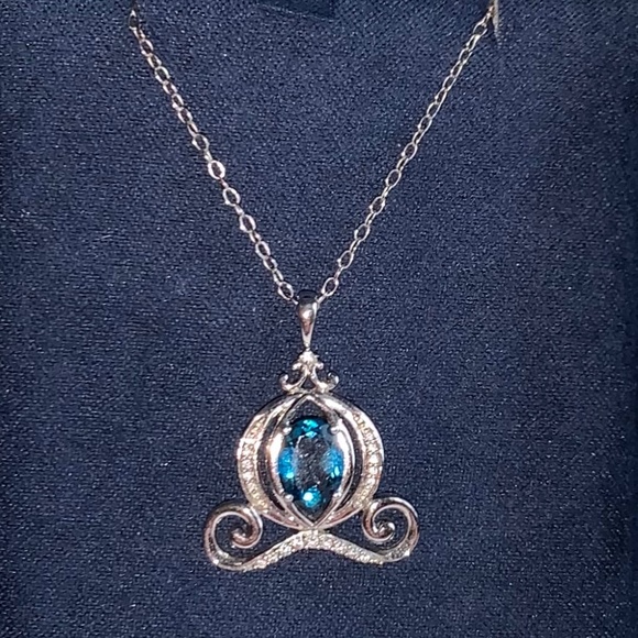 Disney | Jewelry | Disney Enchanted Cinderella Carriage Necklace | Poshmark